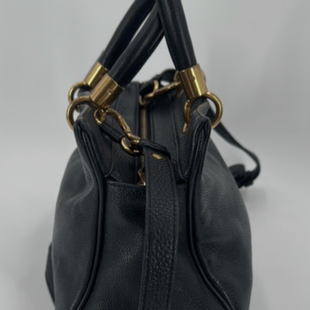 Marc Jacobs Too Hot to Handle Bentley Tote Black Pebbled Leather